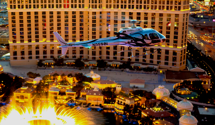 Las Vegas Night Strip Helicopter Flight Including Hotel Transfers 